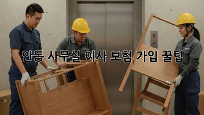 안동 사무실 이사 보험 가입 꿀팁! 💼📦